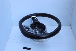 2015-17 Jetta GLi Flat Bottom Red Stitch Leather Steering Wheel Paddle Shifters image 11