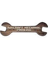 Aircraft Mechanic Parking Novelty Metal Wrench Sign W-140 - $37.96 CAD