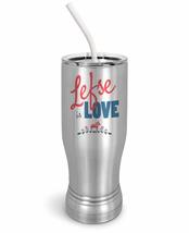 PixiDoodle Norwegian Pattern Love Lefse Insulated Coffee Mug Tumbler with Spill- - £27.61 GBP+