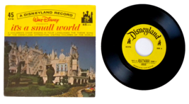 Walt Disney Presents It&#39;s a Small World 1966 Disneyland Record 45 RPM LG... - $9.85