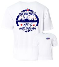 USS SAN DIEGO AFS-6  Performance T-Shirt.  US NAVY - $20.95+