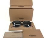 Burberry Sunglasses B 4378-U 3001/87 Black Square Frames with Black Lenses - $111.98