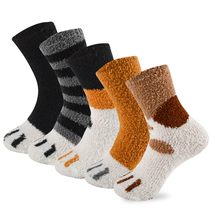 LKV Womens Winter Socks Gift Box Free Size Thick Wool Socks Soft Warm Casual Soc - £15.80 GBP