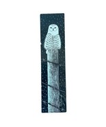 Snowy Owl Bookmark by  Carl James Freeman 1989 6 inches long - £11.65 GBP