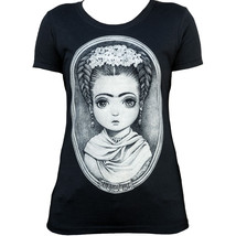 Black Market Art Lil Frida Tattoo Women&#39;s Black Tee S-M-L-XL-2XL Kahlo T... - $25.95