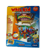 V Tech Whiz Kid CD &amp; Cartridge Marvel Spider-Man &amp; Friends Super Nationa... - $377.48 MXN