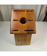 Cutco Honey Oak 7 Slot Wooden Block for Galley Set - $27.35