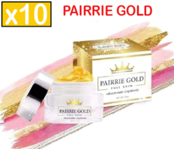 10X PAIRRIE GOLD Full Skin Care Whtiening Skin Reduce Acne Dark Spots anti Aging - £81.81 GBP