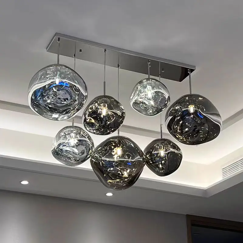 Amp led pendant lights modern light pvc lighting living room indoor decor home fixtures thumb200