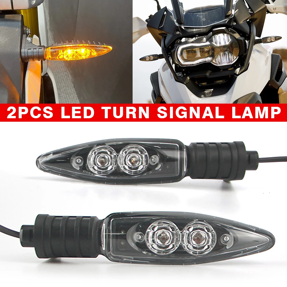 2pcs Motorcycle LED Turn Signal Indicators Light Lamp Fit   R1200GS R1250 C600 F - £493.11 GBP