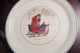 Hallmark Christmas Platter "Jolly Times" 12" "What is is Santa's bag?" [rack2] - $39.60