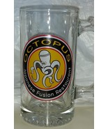 Glass Beer Stein with Octopus Logo Japanese Fusion Restaurant  - $17.99