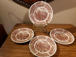 4 Alfred Meakin Fair Winds Brown Bread Plates 7&quot; - $7.99