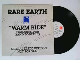 RARE EARTH 12&quot; Single - Warm Ride - PR-37 Motown Records PROMO disco funk 1978 - £17.79 GBP