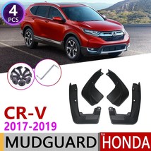 4 PCS Front Rear Car Mudflap   CR-V 2017 2018 2019 CR V CRV  Mud Guard Flap Spla - £97.73 GBP