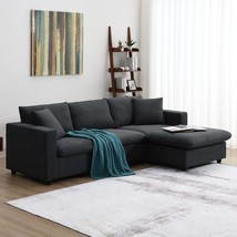 Modern Sectional Sofa: 4-Seat Comfort - $827.99