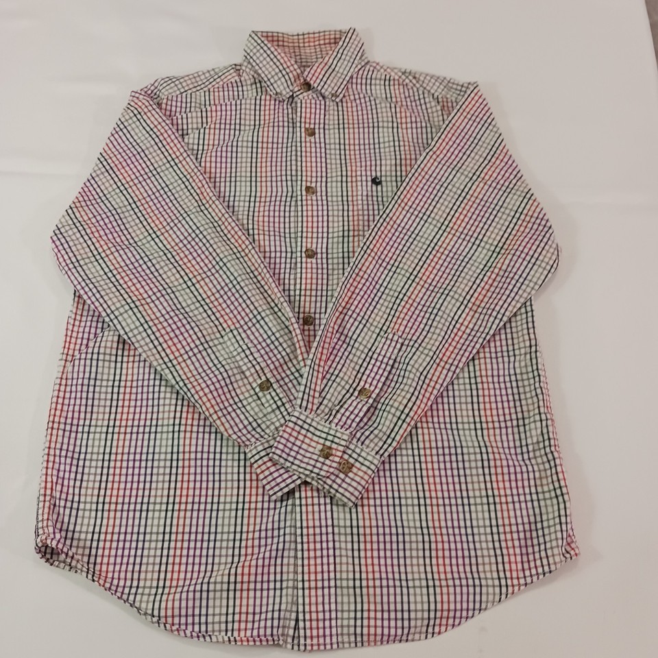 Carhartt S252 WTH Men’s Multicolor Plaid Cotton  Button-Down Long Sleeve Size M Item image 12