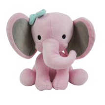 Bedtime Originals Pink Elephant Lovey Hazel Twinkle Toes 10 inch plush Lovey - £15.00 GBP