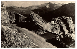 RPPC Sanborn Postcard R-1047. At the Big Rocks Trail on Ridge Road, Colorado - £15.44 GBP