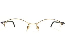 Cazal Eyeglasses Frames MOD.421 COL.944 Blue Gold Round Half Rim 53-18-130 - £72.70 GBP