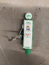 Vintage Sinclair Dino Fuel Gas Pump Globe Keychain Fob Automotive Oil Di... - $14.26