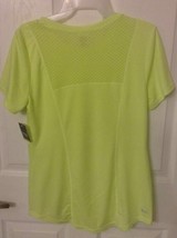 Danskin Now W/ DRI-MORE NWT Womens Sz XS Lunar Glow Bubble Mesh Performance Tee - £12.65 GBP