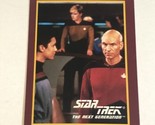 Star Trek The Next Generation Trading Card Vintage 1991 #18 Patrick Stewart - $1.97