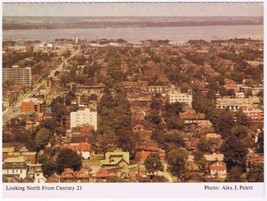 Postcard Hamilton Ontario Looking North From Century 21 - $3.95