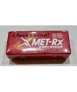 Vintage MET-Rx Sports Nutrition Sealed Stress Bar Red Promo Fitness Coll... - $730.19 MXN