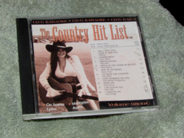 COUNTRY HIT LIST Vol.980G-C on screen lyrics Karaoke CD + G (case2-33) - £7.76 GBP