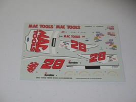 Monogram 1/24 Decals 28 Mac Tools Ford T-Bird Ernie Irvan NASCAR Stock Car NOS - £12.01 GBP