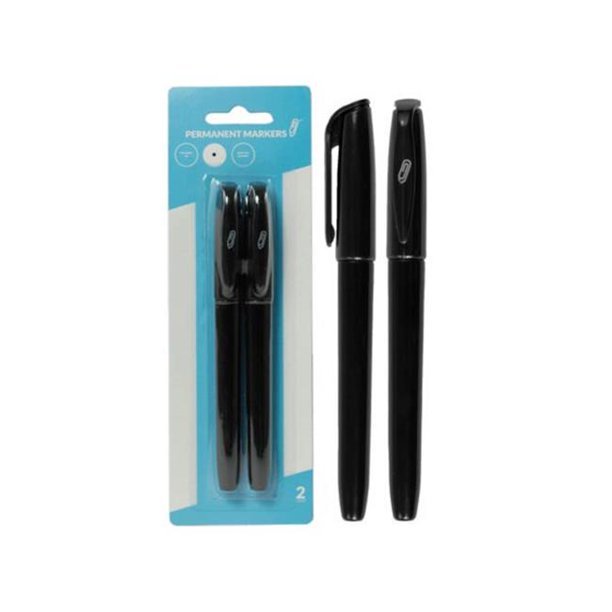Permanent Markers (2-pk Black) - $6.38
