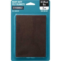 Everbilt Heavy Duty Felt Blankets Self Adhesive 4 1/4&quot;  x 6&quot; (2 pack) 10... - £2.32 GBP