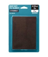 Everbilt Heavy Duty Felt Blankets Self Adhesive 4 1/4&quot;  x 6&quot; (2 pack) 10... - £2.31 GBP