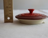 LID ONLY from Le Creuset Cerise Red Stoneware Classic Teapot Replacement - $10.00