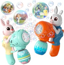 For Kids 2 Pack Guns Kit for Toddlers Rabbit Machine Electric Toy Automatic Blow - £45.41 GBP