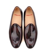 Merlutti Brown Patent Leather Belgian Formal Loafer - £141.20 GBP+