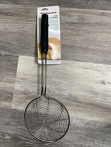 New KitchenAid Asian Strainer Wire Basket- Black colors Soft Grip - £23.64 GBP