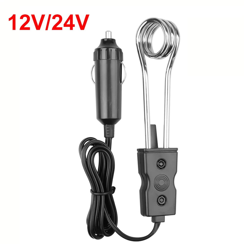 120W Car Immersion Heater 12V 24V Warmer Heater Durable Auto Electric Bo... - $9.19