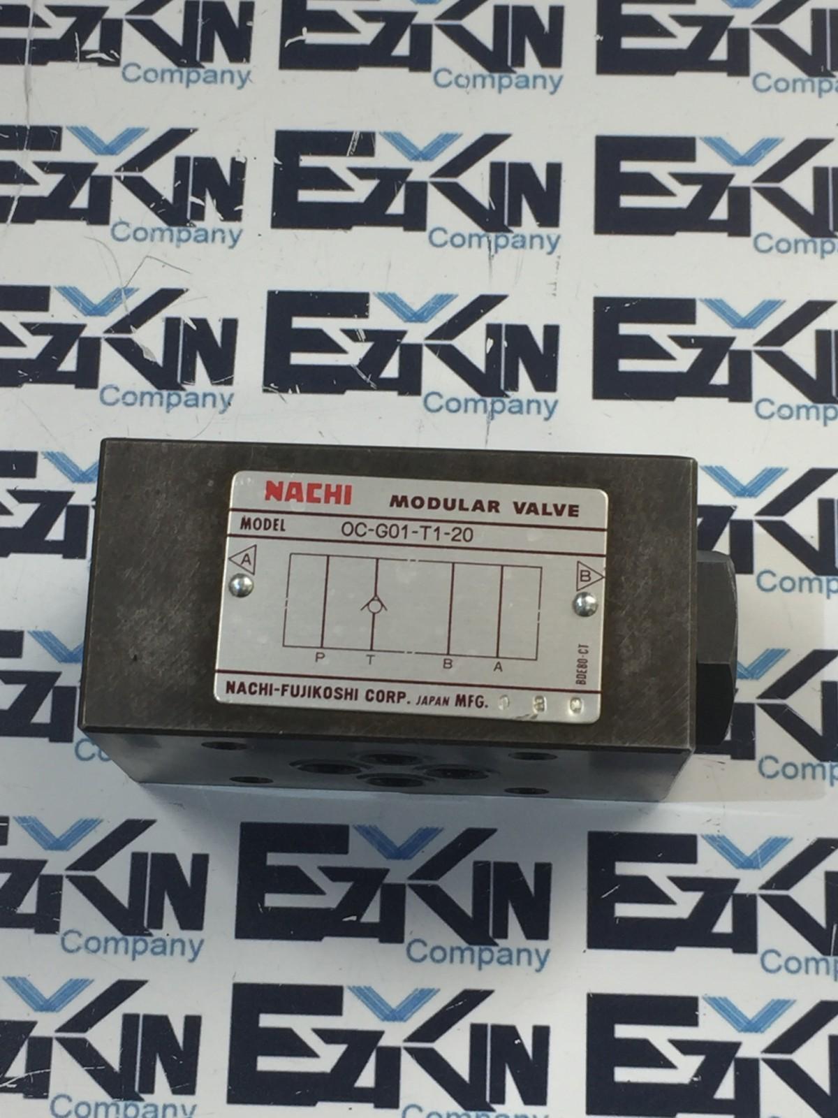 Nachi OC-G01-T1-20 Modular Valve  - $19.50