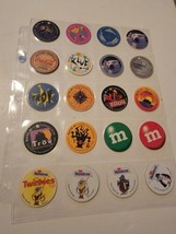 Lot Of 20 Vintage POGs Misc. Coca Cola M&amp;Ms Twinkied Hostess Coke Polar Bear - £18.39 GBP