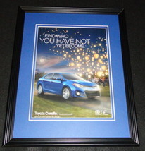 2015 Toyota Corolla Framed 11x14 ORIGINAL Advertisement - £27.18 GBP