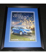 2015 Toyota Corolla Framed 11x14 ORIGINAL Advertisement - £27.37 GBP
