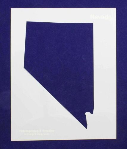 State of Nevada Stencil 14 Mil 8&quot; X 10&quot; Painting /Crafts/ Templates - $15.52