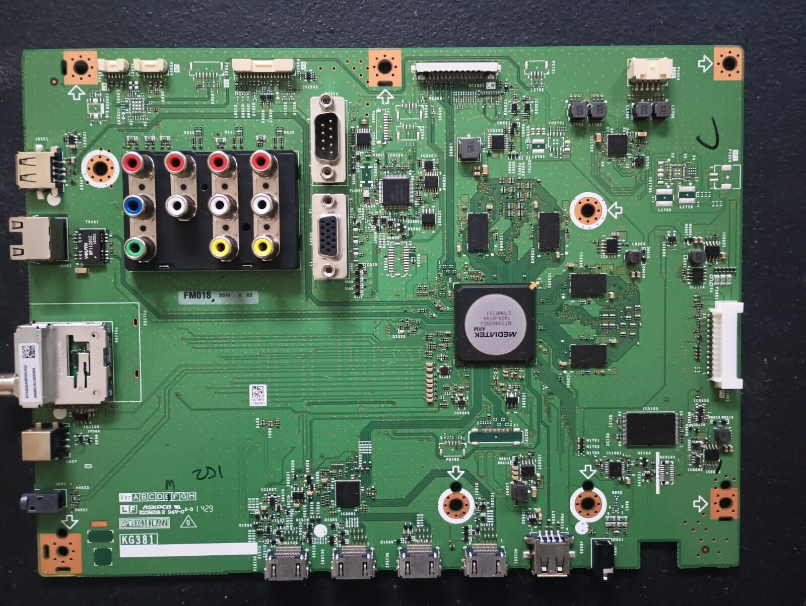 TV Sharp LC-60EQ10U DKEYMG381FM01 (KG381) Main Board  - $45.00