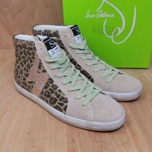 SAM EDELMAN Women&#39;s Sneakers Size 10 M Avon Leopard Print High Top Casua... - $51.87
