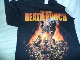 FIVE FINGER DEATH PUNCH- 2014 Tour T-Shirt ~Never Worn~ M - $39.21