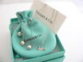 Tiffany &amp; Co 18K Gold Pearl Drop Dangle Necklace Pendant Chain Gift Pouch Love - £1,501.45 GBP