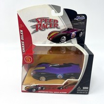 Speed Racer Snake Oiler #12 Motorized Pull Back Vehicle Purple Car 83131... - $201.91 MXN