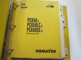 1992 1993 1994 1995 Komatsu PC650 LC Se 5 Servizio Riparazione Shop Manuale OEM - £101.73 GBP